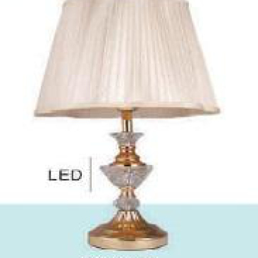 AU-DB - 3210: Đèn bàn thân có đèn LED, bóng đèn chân E27*1 bóng, KT: Ø320mm*H530mm