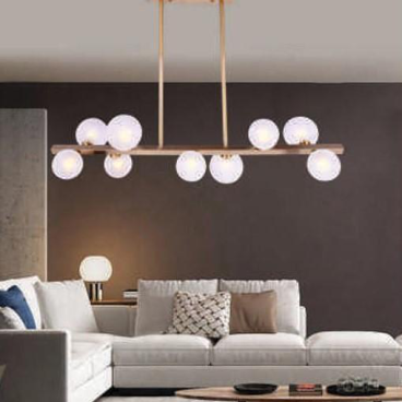 AN - ĐT - H8015/7: Đèn thả LED - KT: L750mm x H1200mm - Đèn LED G9 x 7 bóng