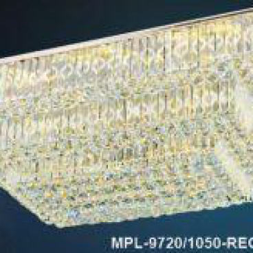 AU - MPL- 9720/1050 - REC: Đèn áp trần Phale - KT: L1050mm x W750mm x H460mm - Đèn LED đổi 3 màu - Remote