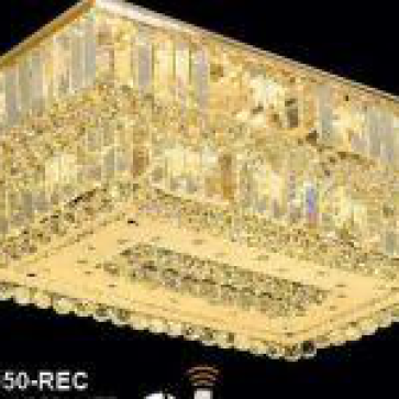 AU - MPL - 9721/1050 - REC: Đèn áp trần Phale - KT: L1050mm x W750mm x H350mm - Đèn LED đổi 3 màu - Remote