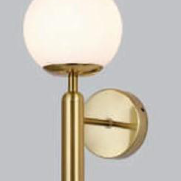 Au- VB-1743: Đèn vách thân sơn vàng