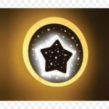 AU - VL.8346: Vách LED ÁS trắng, vàng - W200mm