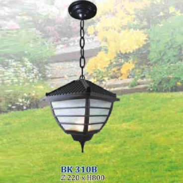 BM - BK 310B: Đèn thả đơn - KT: 220mm x 220mm x H800mm