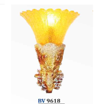 BM - BV 9618: Đèn gắn tường 1 bóng - KT: Ø250mm x H400mm - Đèn chân E27 x 1 bóng