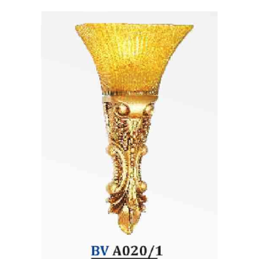 BM - BV A020/1: Đèn gắn tường 1 bóng - KT: Ø200mm x H400mm - Đèn chân E27 x 1 bóng