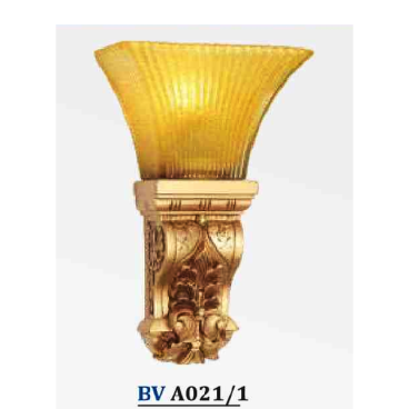 BM - BV A021/1: Đèn gắn tường 1 bóng - KT: Ø200mm x H220mm - Đèn chân E27 x 1 bóng