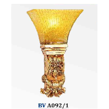 BM - BV A092/1: Đèn gắn tường 1 bóng - KT: Ø200mm x H350mm - Đèn chân E27 x 1 bóng