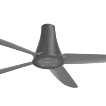 C56-RW4: Quạt trần 4 cánh( màu đen), 64W, Remote Mitsubishi
