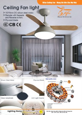Catalogue Đèn Quạt Trần VIFA