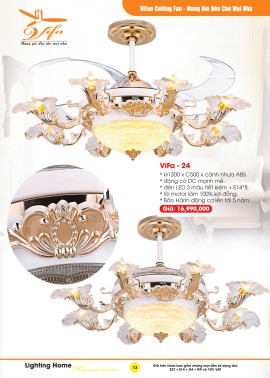 Catalogue Đèn Quạt Trần VIFA