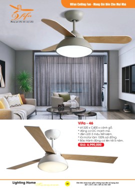 Catalogue Đèn Quạt Trần VIFA
