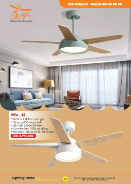 Catalogue Đèn Quạt Trần VIFA