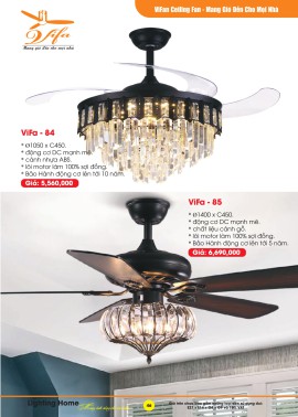 Catalogue Đèn Quạt Trần VIFA