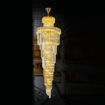 HF - CFL 3512: Đèn thả Phale - 244 hạt phale -  KT: Ø550 x H1800mm- Đèn E14 x 18 bóng