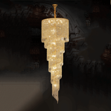 HF -   CFL 3514: Đèn thả Phale - KT: Ø550mm x H1800mm - Đèn E14 x 16 bóng