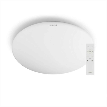 CL610 Ess. AIO RD 36W W RC 02: Đèn LED gắn nổi 36W - KT: Ø485mm x H81mm - Ánh sáng đổi 3 màu vàng/trung tính/trắng