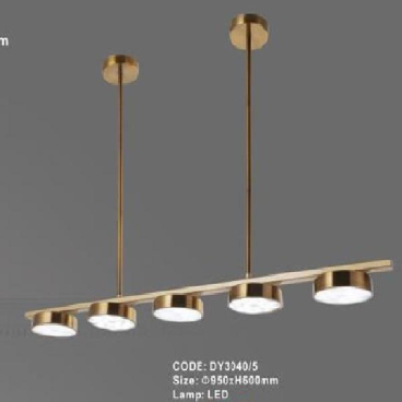 CODE: 3040/5: Đèn thả LED - KT: L950mm x H600mm - Đèn  LED