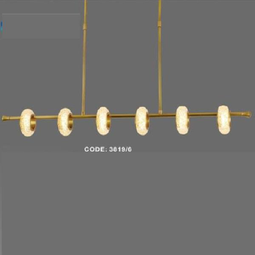 CODE: 3819/6: Đèn thả LED - KT: L970mm x H650mm - Đèn  LED