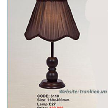 CODE: 6110: Đèn bàn, KT: Ø260mm*H400mm
