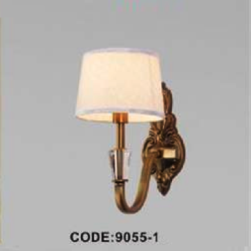 CODE: 9055 -1: Đèn gắn tường 1 bóng - KT: Ø300mm x H300mm - Đèn chân E14 x 1 bóng