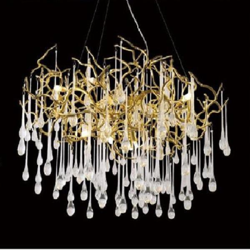 CODE: B8011-800: Đèn thả LED giọt nước - KT: Ø800mm - Đèn LED G - 2.5