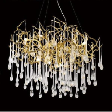 CODE: B8011-800: Đèn thả LED giọt nước - KT: Ø800mm - Đèn LED G - 2.5