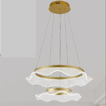 CODE: C573 - 2: Đèn thả LED  - KT: Ø400mm + Ø600mm  - Đèn LED 124W