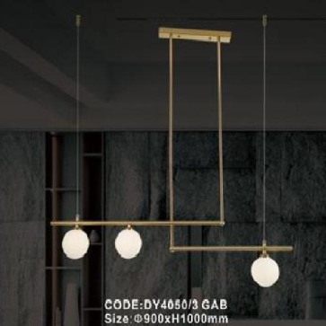 CODE: DY 4050/3GAB: Đèn thả LED - KT: Ø900mm x H1000mm - Đèn LED