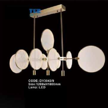 CODE: DY3043/9: Đèn thả LED - KT: L1200mm x H1000mm - Đèn LED