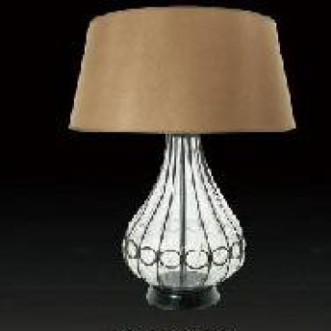 CODE: - HY - 61097T : Đèn bàn , KT: Ø450mm*H750mm, Đèn chân E27*1 bóng