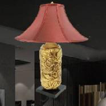 CODE: HY - 62301T : Đèn bàn , KT: Ø460mm*H770mm, Đèn chân E27*1 bóng