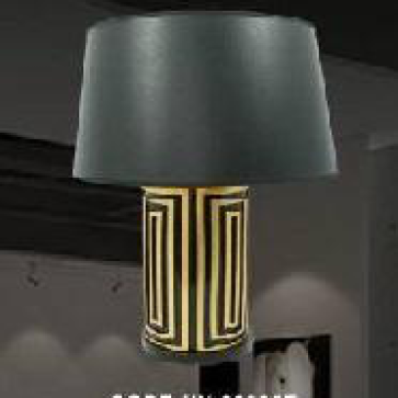 CODE: HY - 62305T : Đèn bàn , KT: Ø380mm*H700mm, Đèn chân E27*1 bóng