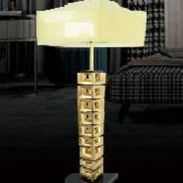 CODE: HY 7990L: Đèn bàn, KT: L400*W400*H1730mm