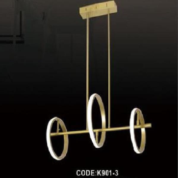 CODE: K901- 3: Đèn thả LED - KT: L565mm x H730mm - Đèn LED