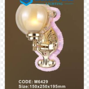 CODE: M6429: Vách LED & Bóng E27- KT: 130*270*H180mm