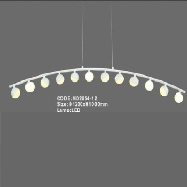CODE: MD2654/12: Đèn thả LED - KT: L1200mm x H1000mm - Đèn  LED