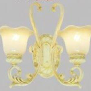 CODE: WL 0387/2: Đèn tường 2 bóng, chao thủy tinh, KT L480*W250*H450mm