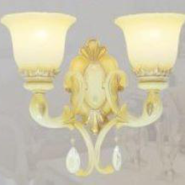 CODE: WL 0516/2: Đèn tường 2 bóng, chao thủy tinh, KT L440*W210*H360mm