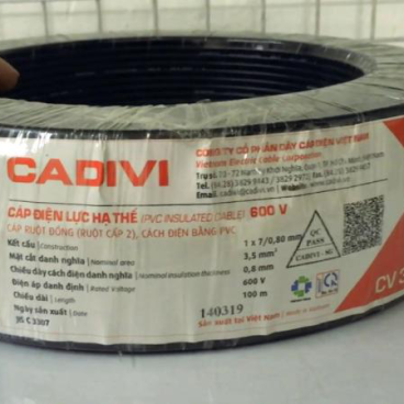 CV 3.5mm2: Cáp CV 3.5mm2 -100m