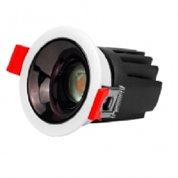 DA-DLRC-12SS-T85 - V/TT/T: Đèn LED âm trần chiếu điểm 12W - KT: Ø85mm x H75mm -  Lỗ Khoét : Ø75mm - Ánh sáng: Vàng/trung tính/trắng