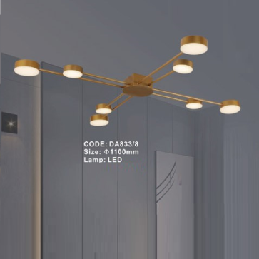 CODE: DA833/8: Đèn chùm LED - KT: Ø1100mm - Đèn LED