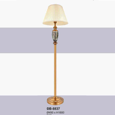 AU - ĐC -  8837: Đèn cây - KT: Ø435mm x H1600mm - Bóng đèn E27 x 1 bóng