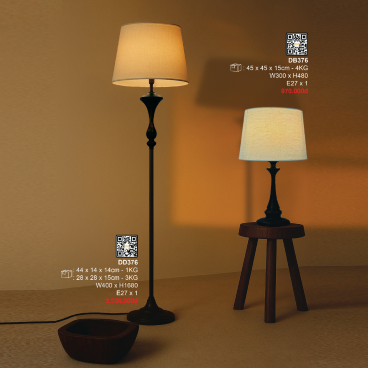 DD0376: Đèn đứng - KT: W400mm x H1680mm - Bóng đèn E27 x 1 bóng