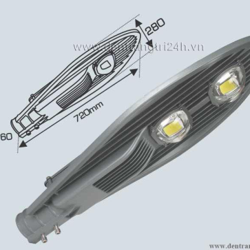 DDB 100W - Đèn đường LED 100W ( ánh sáng trắng/vàng) - ANFACO