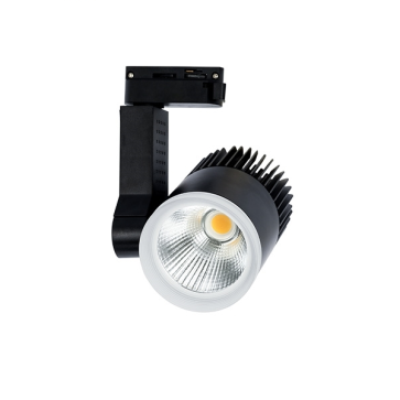 DTL - 12SS-V/TT/T-D: Đèn rọi ray chiếu điểm 12W vỏ đen - KT: Ø70mm x 90mm x H160mm - Ánh sáng vàng/trung tính/trắng