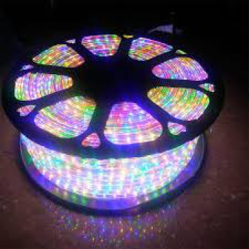 Đèn LED dây 2 hàng bóng - Xuất xứ TQ - ánh sáng đủ màu