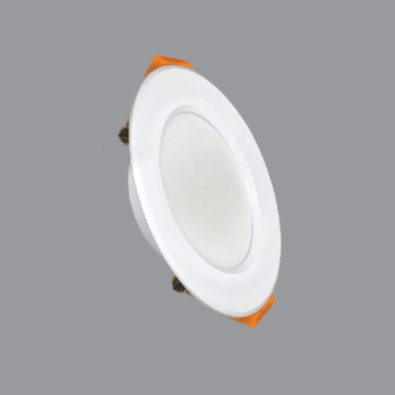Đèn LED âm trần viền trắng 7W đổi màu