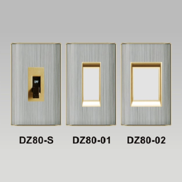 DZ80-S/01/02: Mặt d82ng cho CB cóc, MCB 1 tép, MCB 2 tép