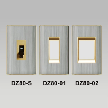 DZ80-S/01/02: Mặt d82ng cho CB cóc, MCB 1 tép, MCB 2 tép