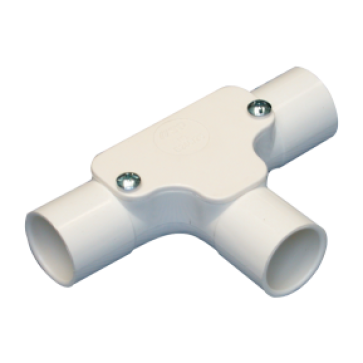 E246/25: Nối chữ T có nắp Ø25mm